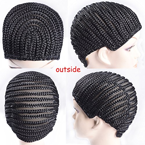 How to crochet hair on a braided wig cap